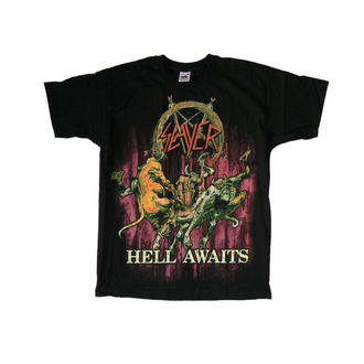 tričko pánské Slayer 'Hell Awaits' - MUSICAT, MUSICAT, Slayer