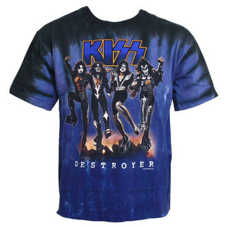 tričko pánské Kiss - Destroyer - LIQUID BLUE, LIQUID BLUE, Kiss