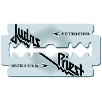 připínáček Judas Priest - British Steel Razor Blade - ROCK OFF, ROCK OFF, Judas Priest
