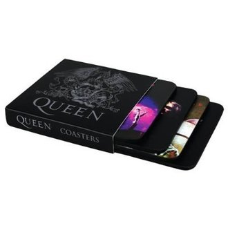 pivní tácky Queen - Sleeve Set Of 4 - HMB, HALF MOON BAY, Queen