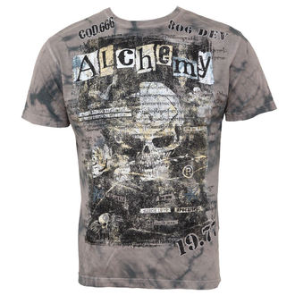 tričko pánské ALCHEMY GOTHIC - Cod 666 - Vintage Navy Tie-Dye, ALCHEMY GOTHIC