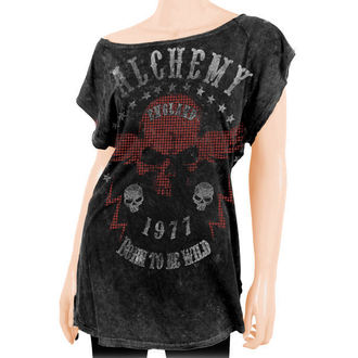 tričko dámské ALCHEMY GOTHIC - Death Team - Marlite Black Texas, ALCHEMY GOTHIC