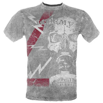 tričko pánské ALCHEMY GOTHIC - Death Mask - Grey Vintage, ALCHEMY GOTHIC